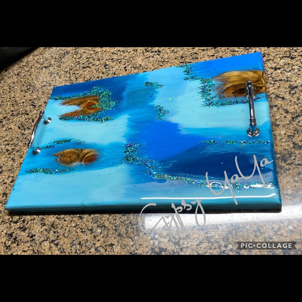 Custom Serving Tray or Make up Tray